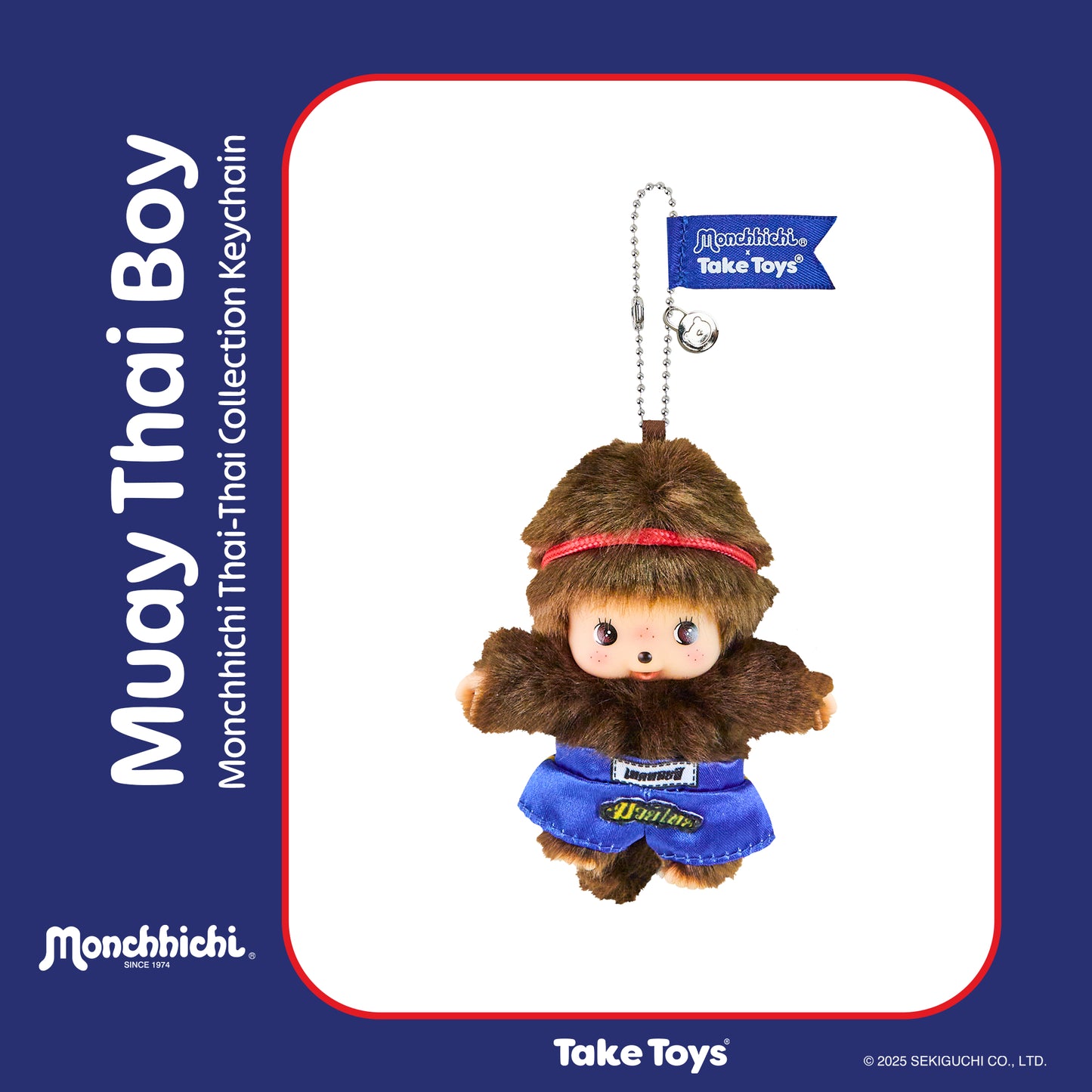 Monchhichi Thai-Thai Collection 泰國限定款匙扣掛飾