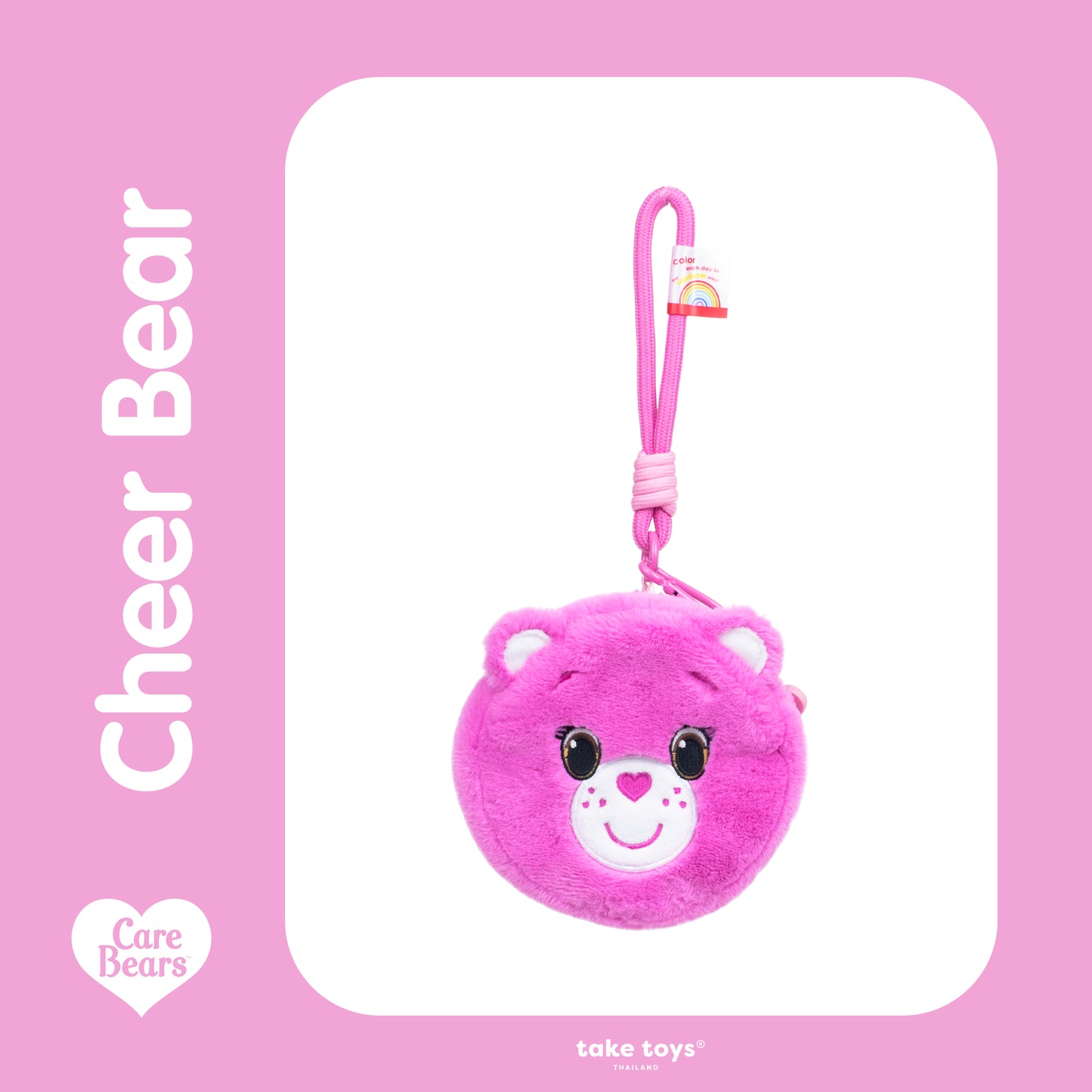 Care Bears Coin Wallet 正版超可愛Care Bears 大頭散紙包 [10 colors]