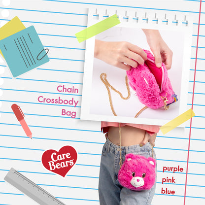 Care Bears Chain Crossbody Bag 正版Care Bears毛絨斜揹袋 ・可愛穿搭  [9 colors]