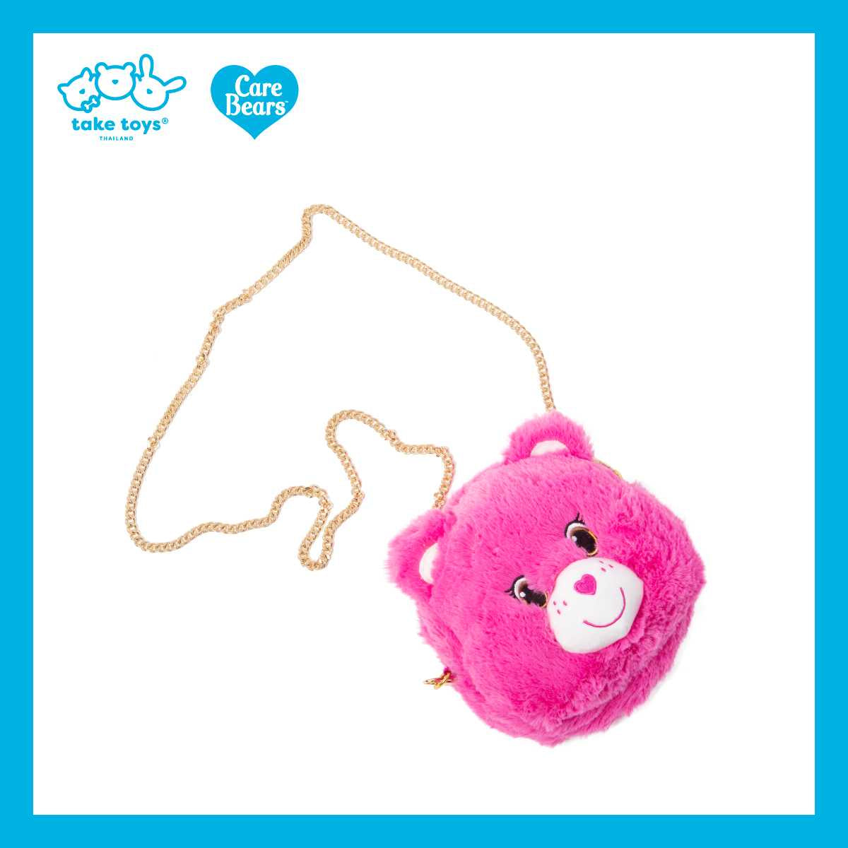 Care Bears Chain Crossbody Bag 正版Care Bears毛絨斜揹袋 ・可愛穿搭  [9 colors]