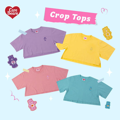 Care Bears Oversized Crop Top 短身T TEE 100%純棉 | 顯高穿搭  [4 colors]