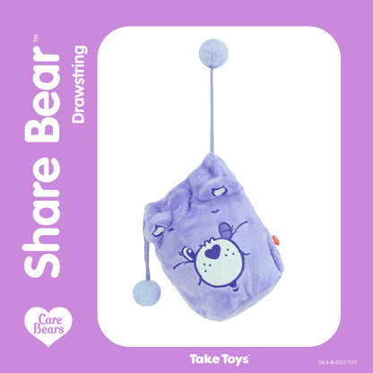 Care Bears 泰國正版毛絨索繩袋 (18cm) 隨身收納袋  [6 colors]