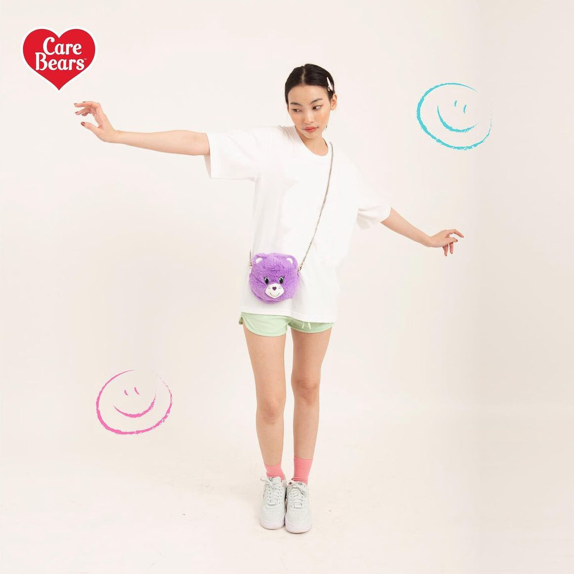 Care Bears Chain Crossbody Bag 正版Care Bears毛絨斜揹袋 ・可愛穿搭  [9 colors]