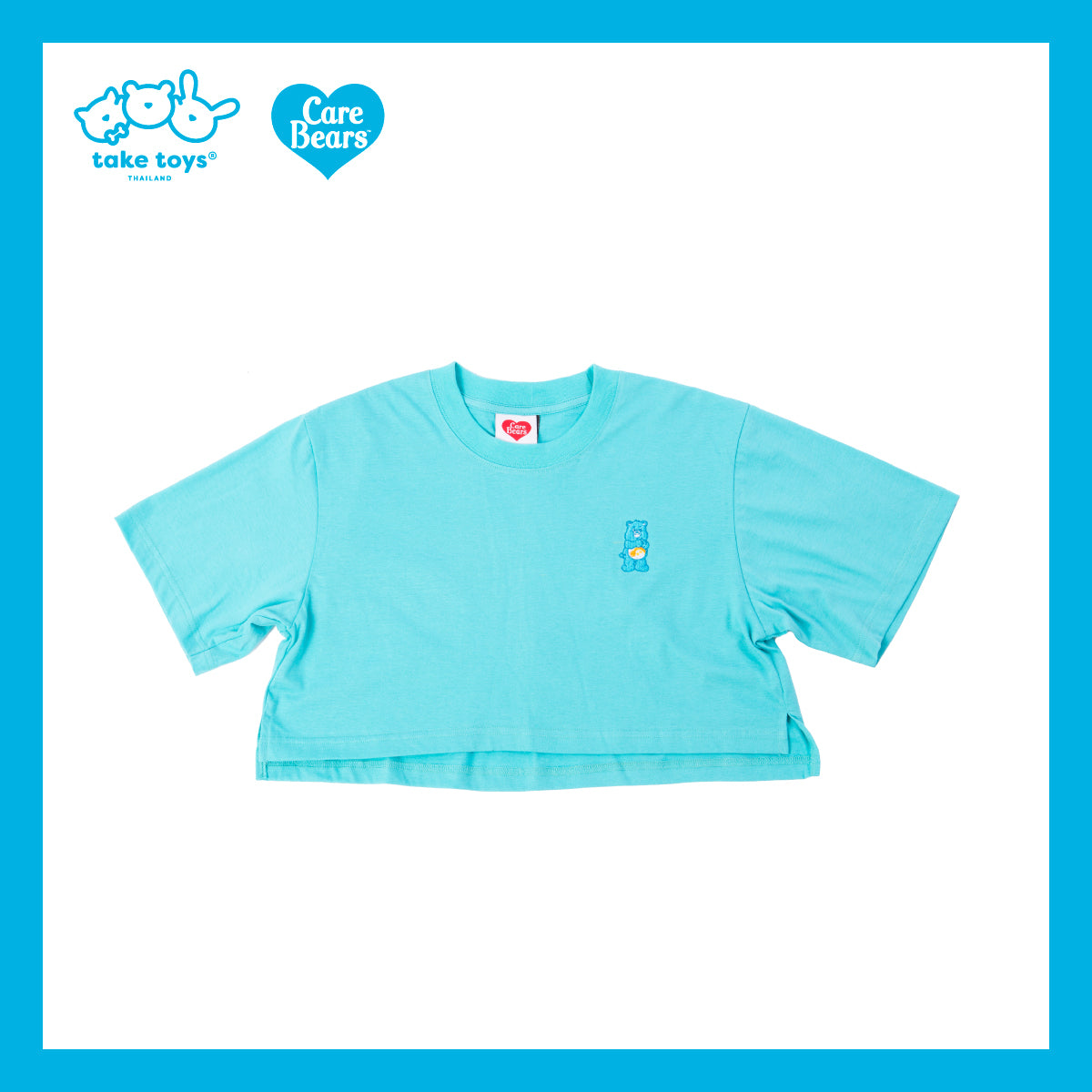 Care Bears Oversized Crop Top 短身T TEE 100%純棉 | 顯高穿搭  [4 colors]