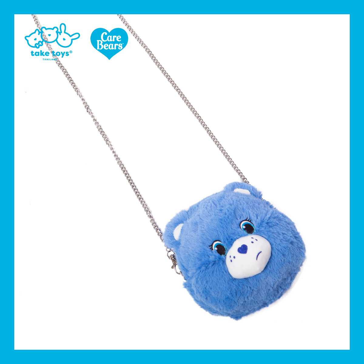 Care Bears Chain Crossbody Bag 正版Care Bears毛絨斜揹袋 ・可愛穿搭  [9 colors]