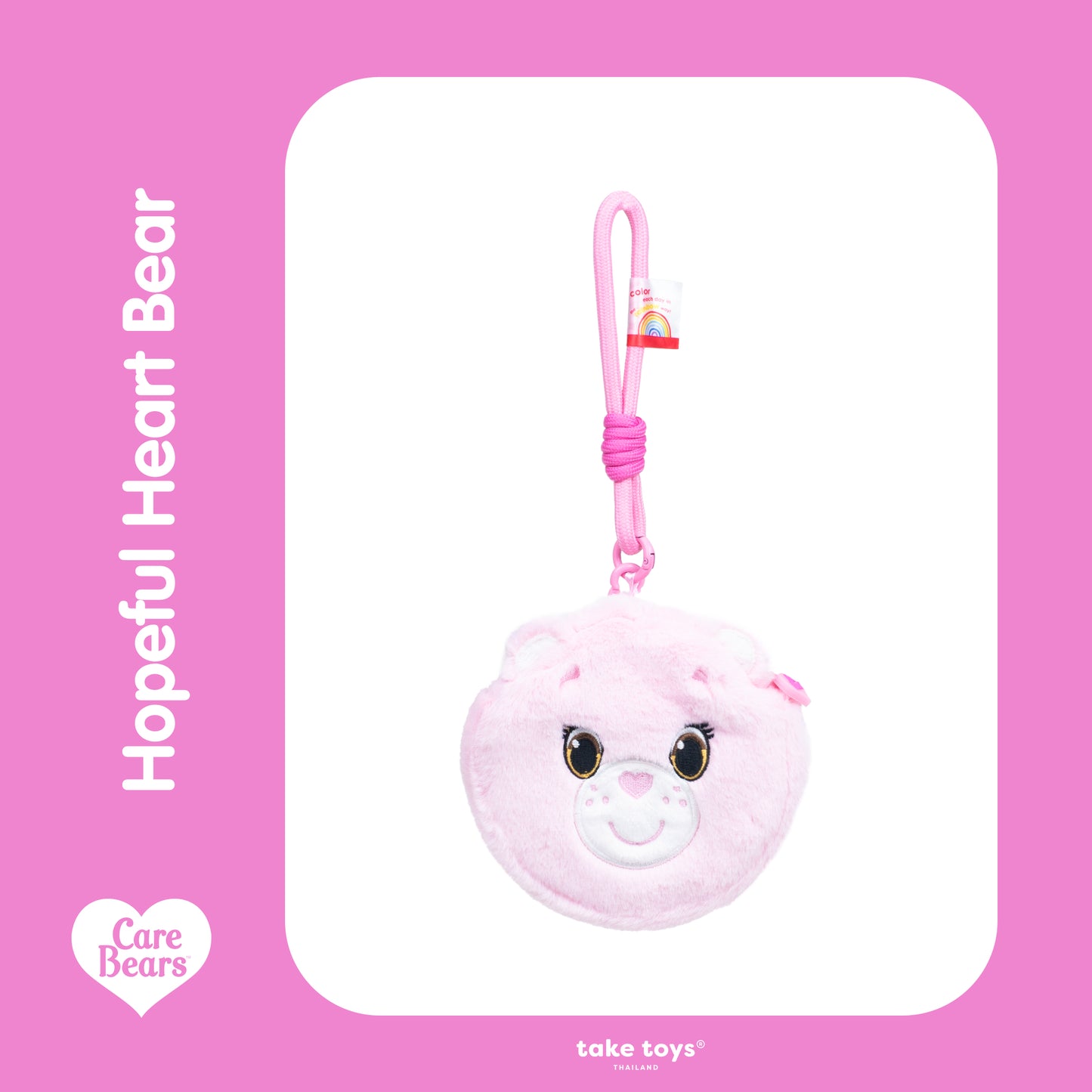 Care Bears Coin Wallet 正版超可愛Care Bears 大頭散紙包 [10 colors]