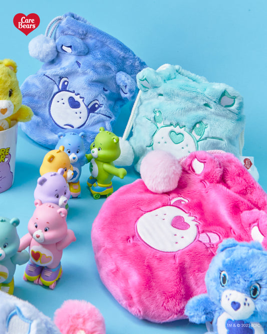 Care Bears 泰國正版毛絨索繩袋 (18cm) 隨身收納袋  [6 colors]