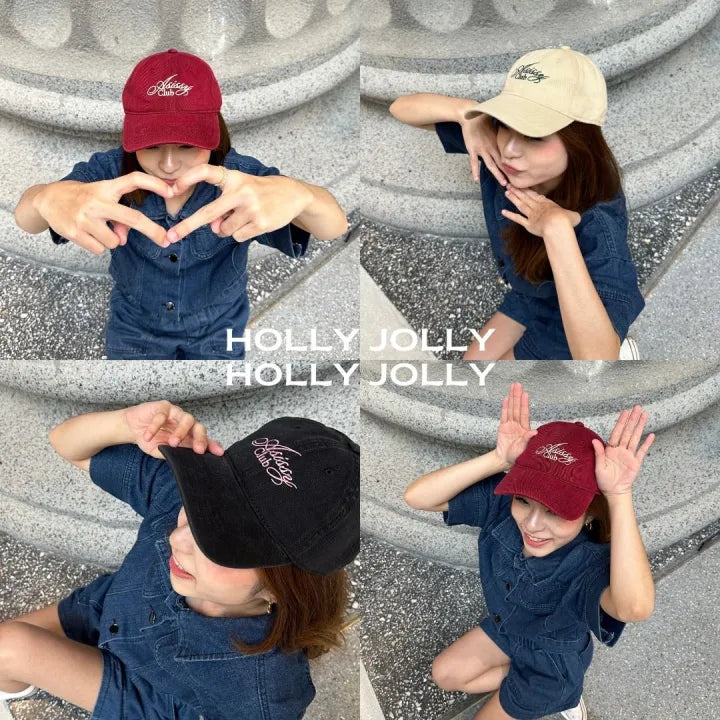 Holly Jolly Christmas cap [3 colors]