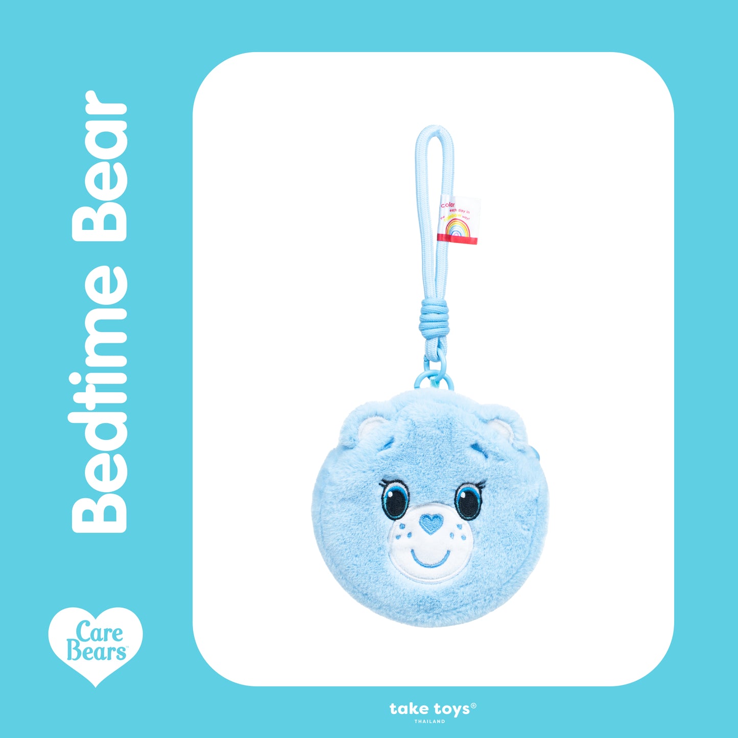 Care Bears Coin Wallet 正版超可愛Care Bears 大頭散紙包 [10 colors]