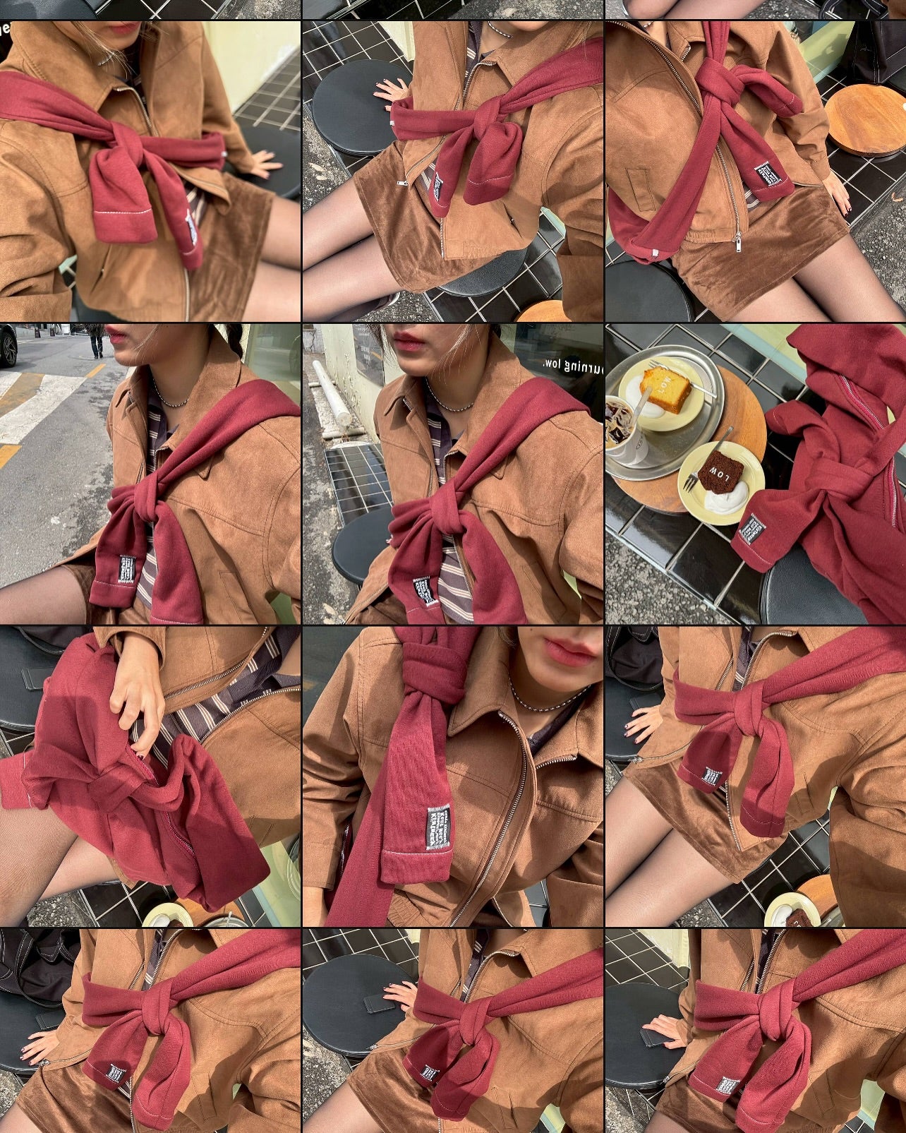 泰國文青品牌 kentneey bag -  Red Maroon