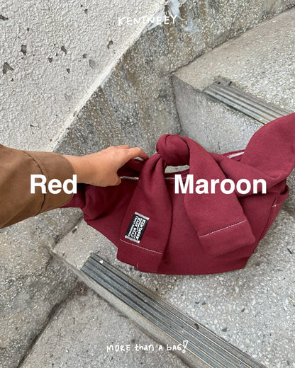 泰國文青品牌 kentneey bag -  Red Maroon