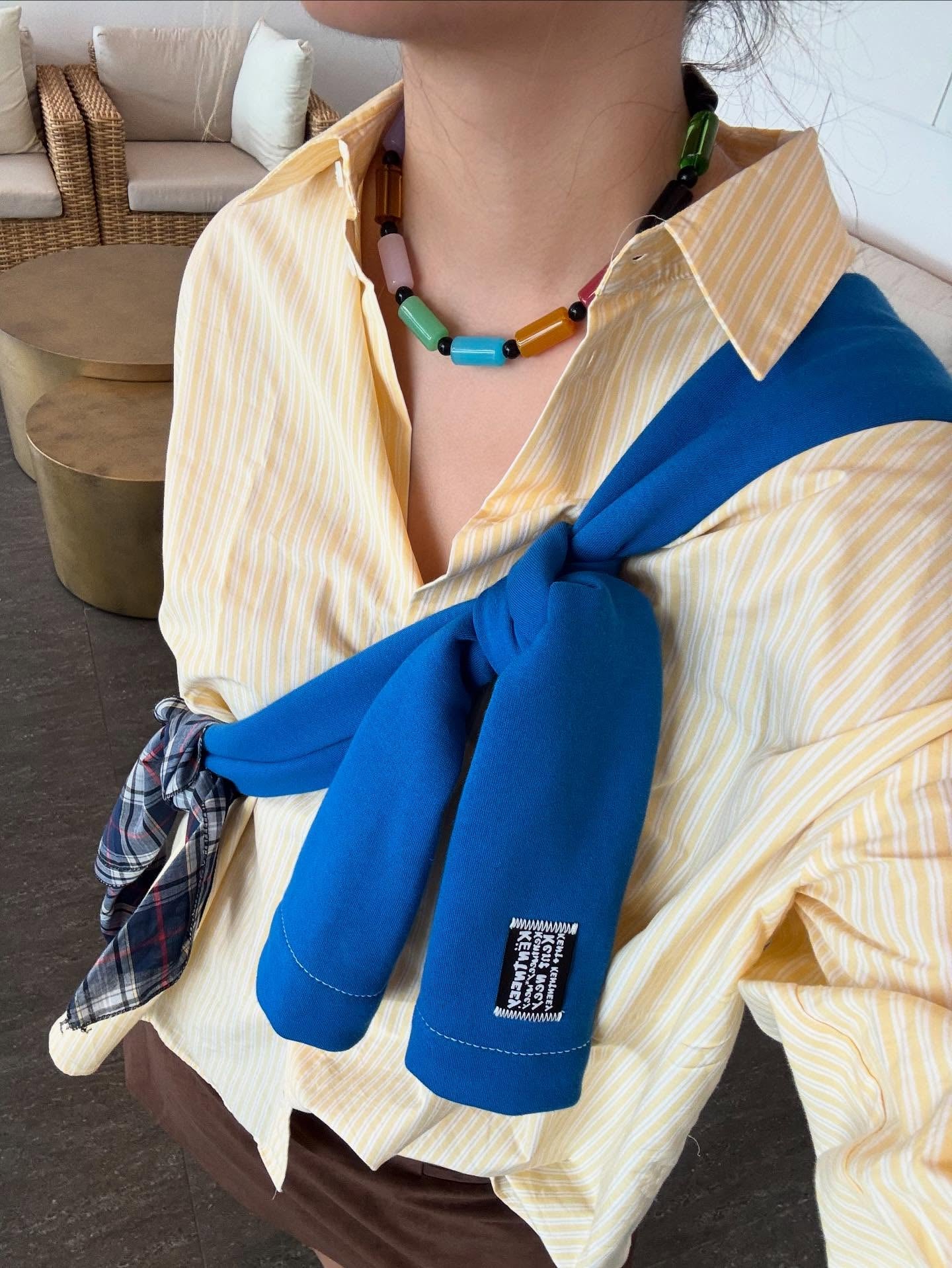 泰國文青品牌 kentneey bag -  Dazzy Blue