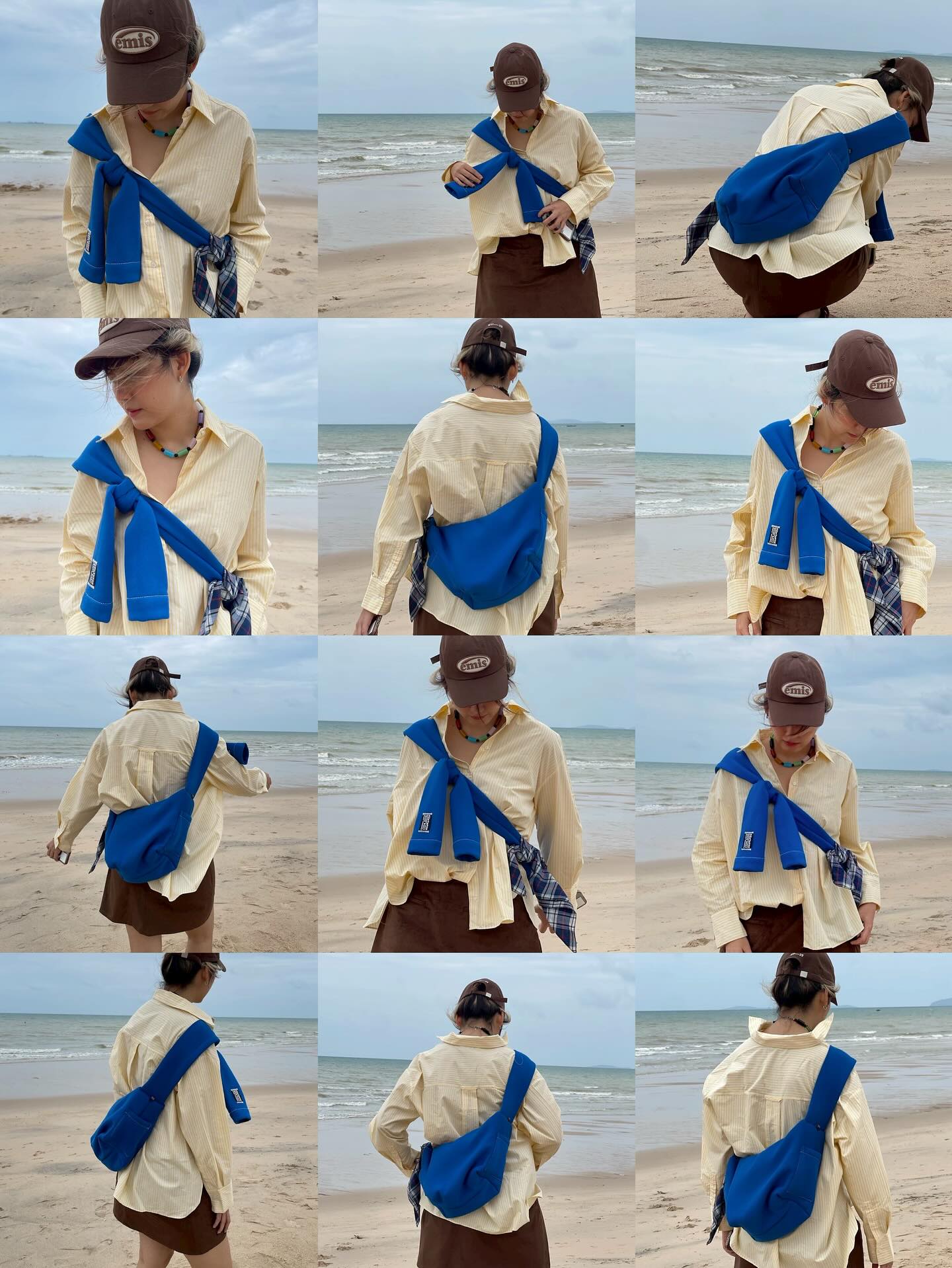 泰國文青品牌 kentneey bag -  Dazzy Blue