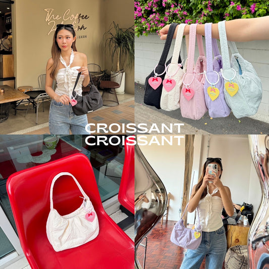 Waterproof Croissant bag 糖果色防水牛角袋 [5 colors]
