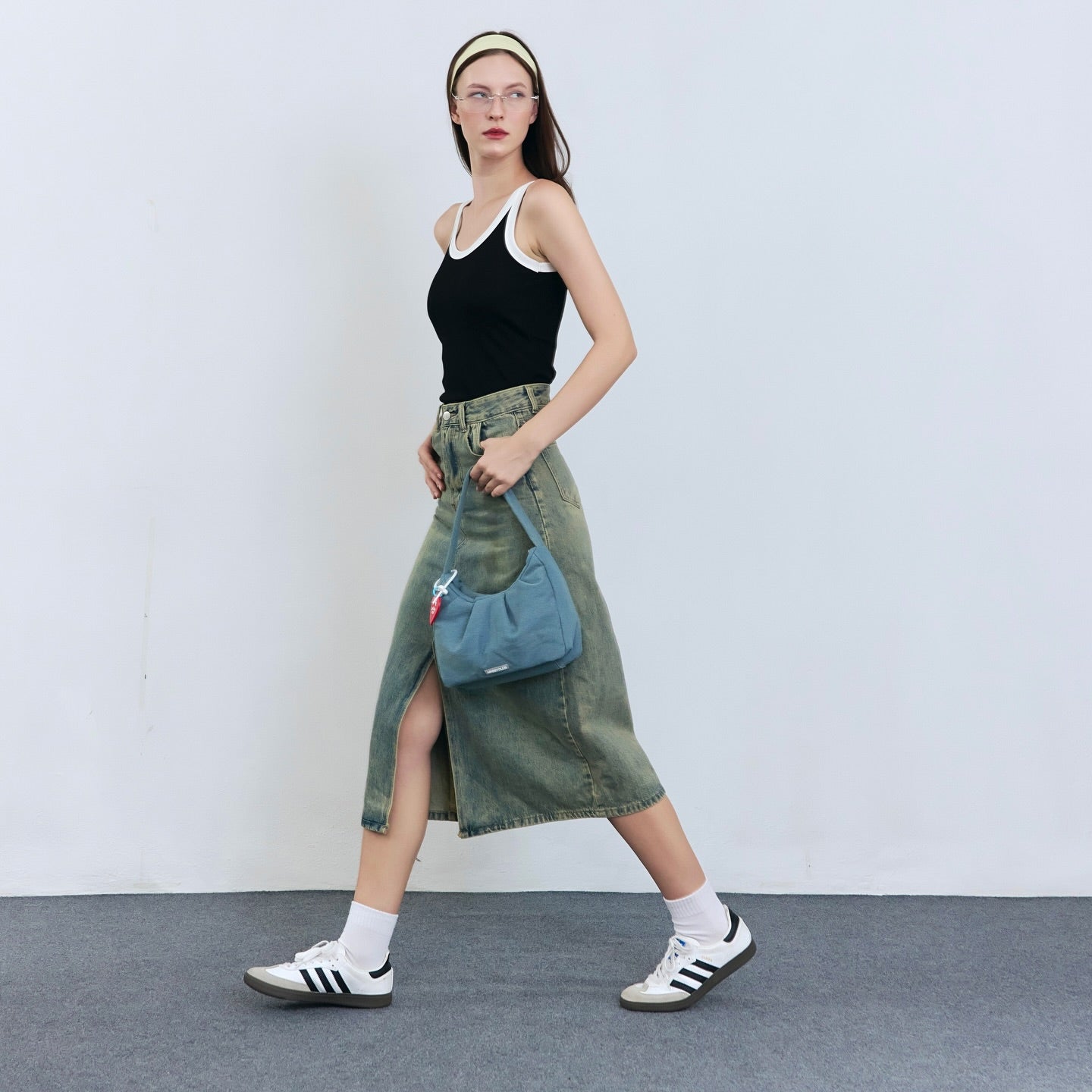 Croissant Denim bag Y2K 牛仔牛角包袋 💙🥐 [2 colors ]