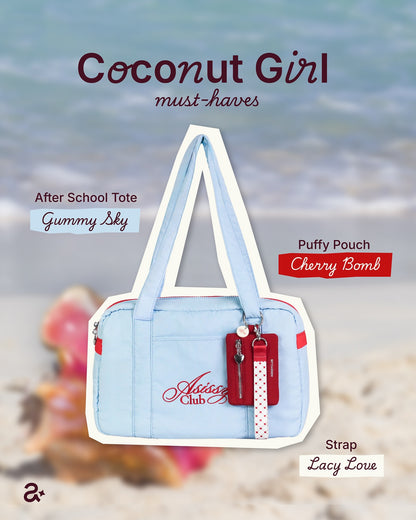 After School Tote Waterproof Bag 大容量奶油色手袋  [ 7 colors ]