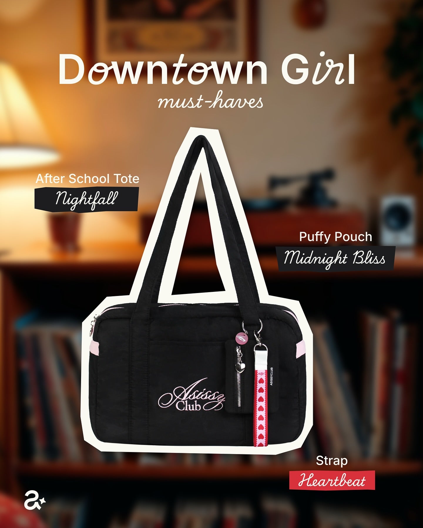 After School Tote Waterproof Bag 大容量奶油色手袋  [ 7 colors ]