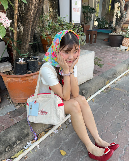 After School Tote Waterproof Bag 大容量奶油色手袋  [ 7 colors ]
