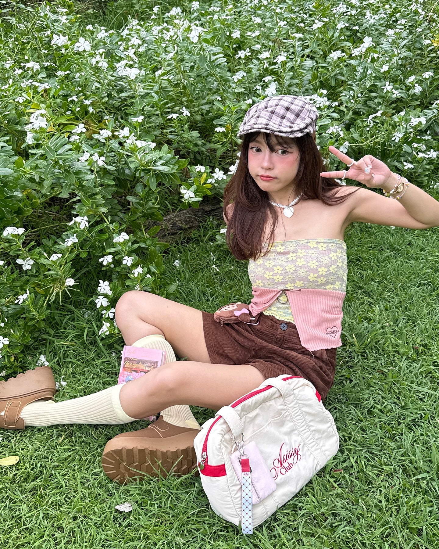 After School Tote Waterproof Bag 大容量奶油色手袋  [ 7 colors ]