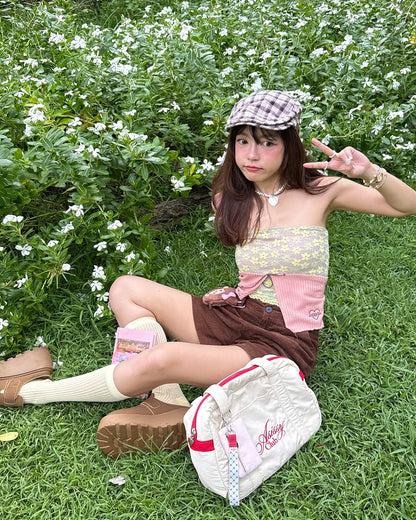 After School Tote Waterproof Bag 大容量奶油色手袋  [ 7 colors ]