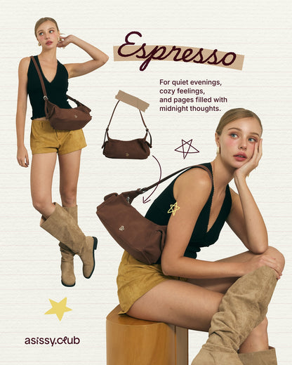 Lara Hobo Shoulder Bag 兩用手袋 [5 colors]