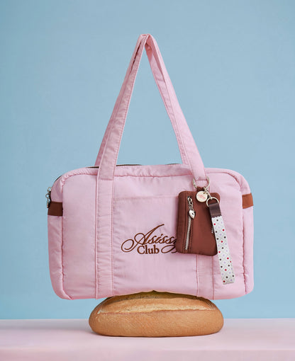 After School Tote Waterproof Bag 大容量奶油色手袋  [ 7 colors ]