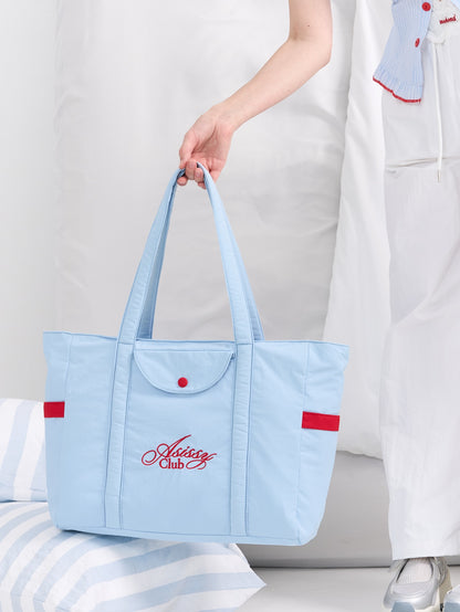 After School Big Tote Bag 大容量奶油色手袋  [ 4 colors ]