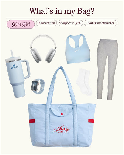 After School Big Tote Bag 大容量奶油色手袋  [ 4 colors ]