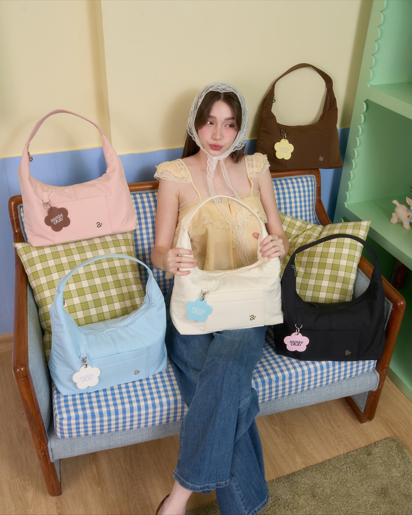 Bloomie Hobo Bag🧸[5 colors]