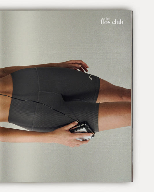 The Flos Club - Roller Back-Pocket Wide Robbed Biker Shorts (At Ease) 隱藏式口袋設計