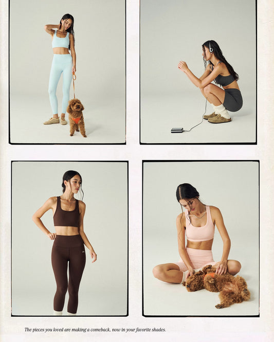 The Flos Club - Better Wide Ribbed Sports Bra (At Ease)